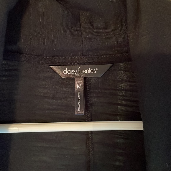 Black light weight jacket size M Daisy Fuentes - Picture 4 of 6